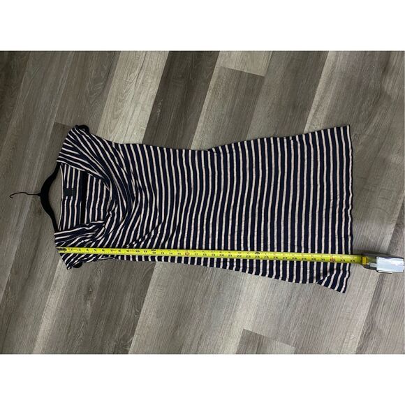 Vila Clothes Flow Dress in Major Blue/Light Pearl Striped, Size Small, Italian - Picture 8 of 11